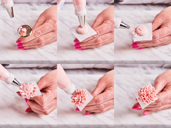Tip How To Make Buttercreawm Flowers3