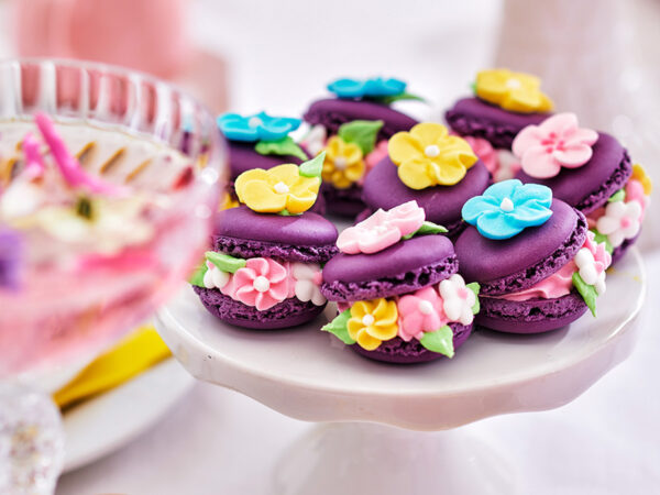 Flower Power Macarons