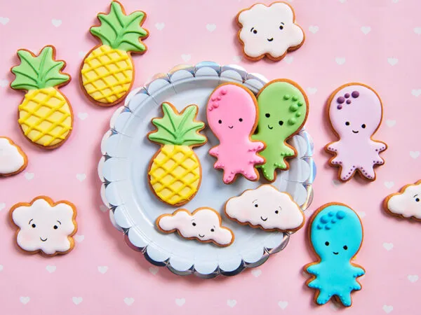 Kawaii octopus cookies