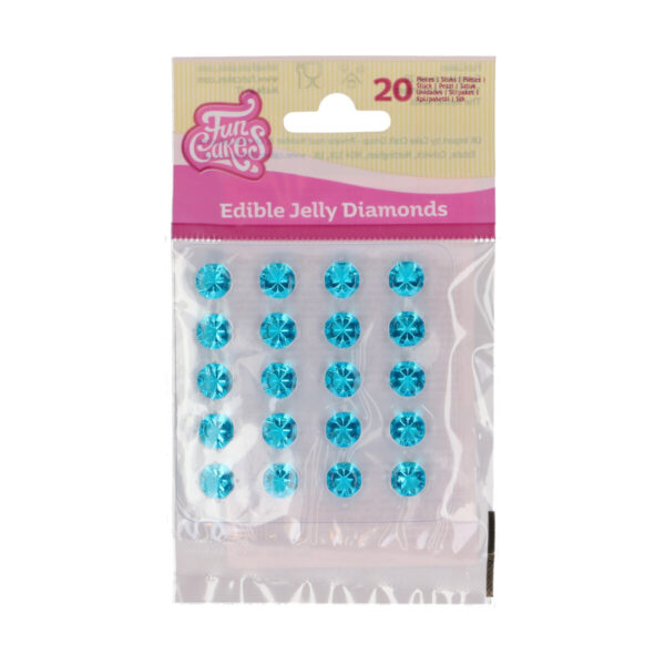 F51835 FunCakes Jelly Diamonds Blue