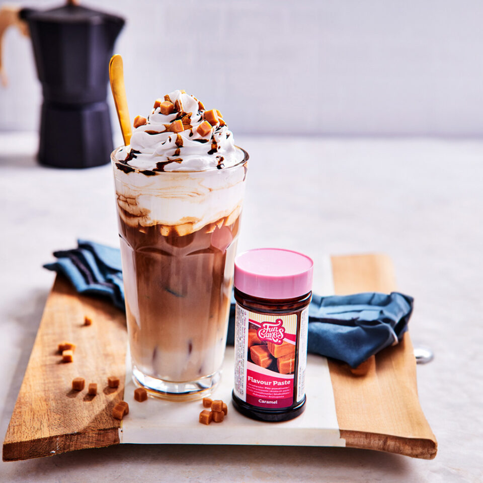 Iced latte caramel