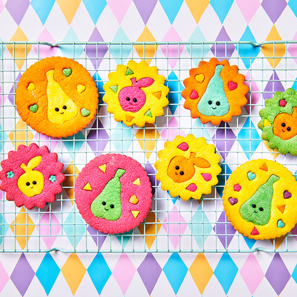 Kawaii fruit cookies