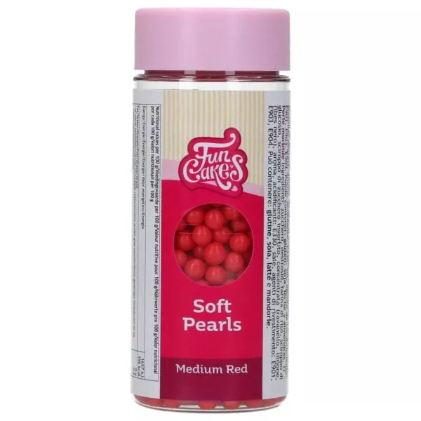 Zachte Parels Medium Rood