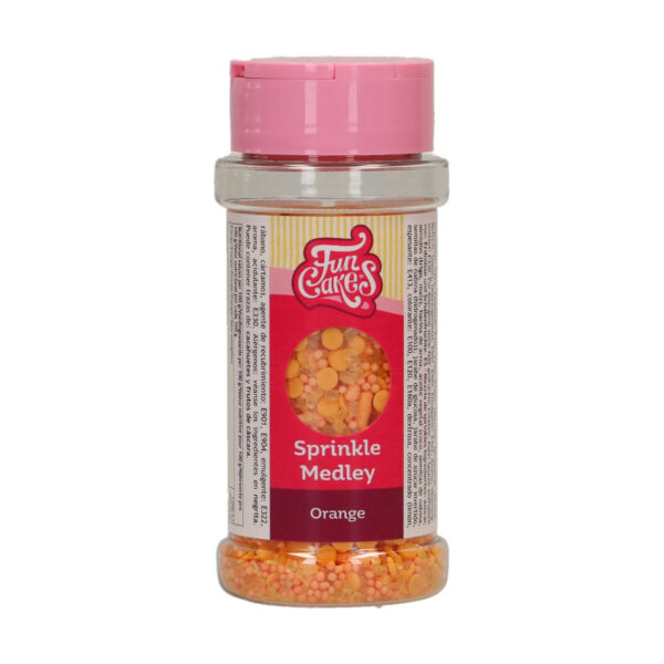 F53280 FunCakes Sprinkle Medley Orange