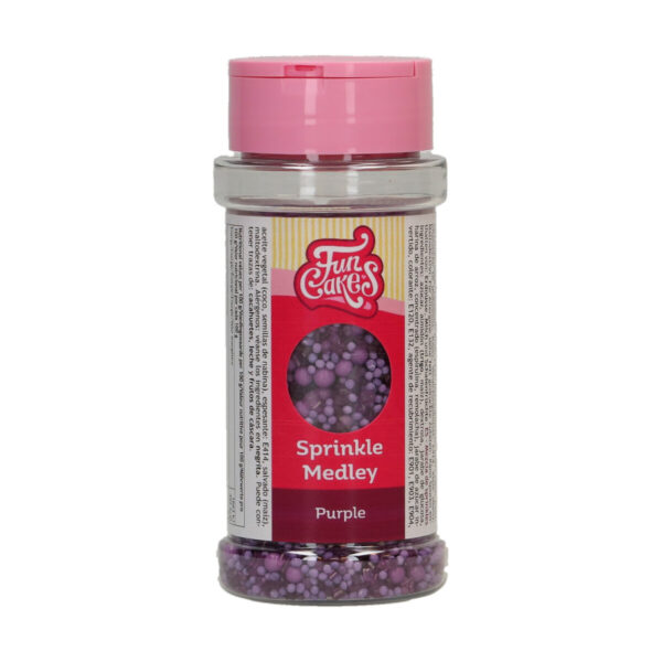 F53300 FunCakes Sprinkle Medley Purple