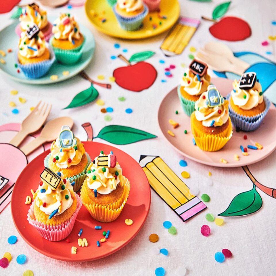 Back to school cupcakes