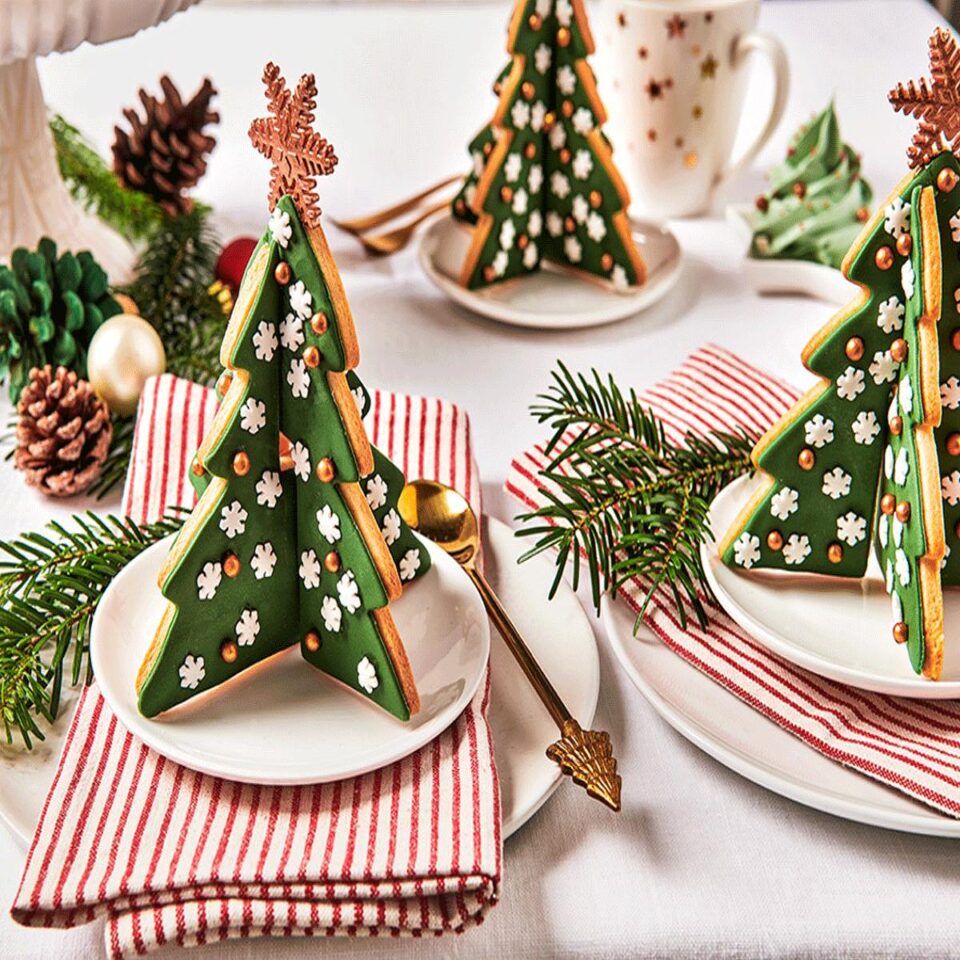 Kerstboom koekjes 3D, image size:960x960