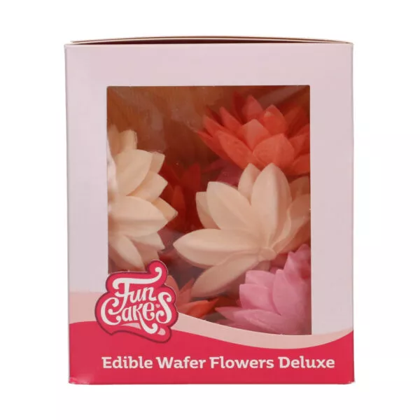 Edible Wafer Flowers Deluxe Lotus Mix Medium