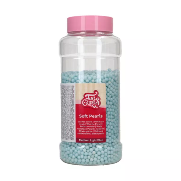 Zachte Parels Medium Licht Blauw