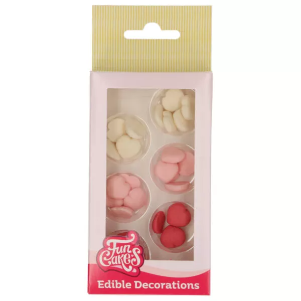 Sugar Paste Decorations Hearts Small Assorti