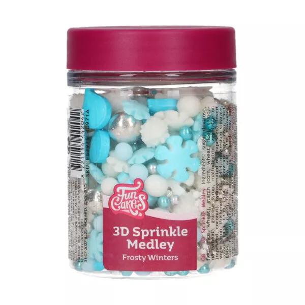 3D Sprinkle Medley Frosty Winters