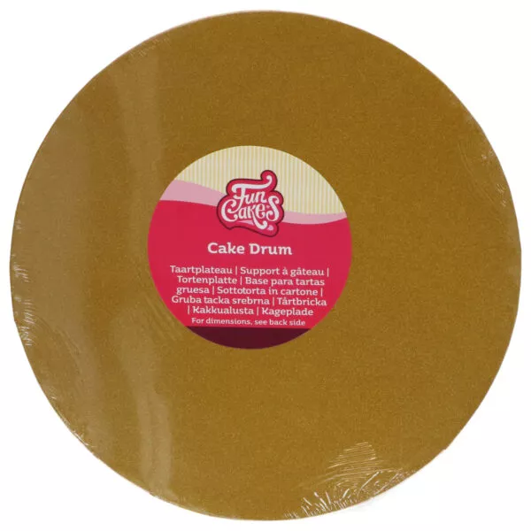 Cake Drum Shimmering Gold