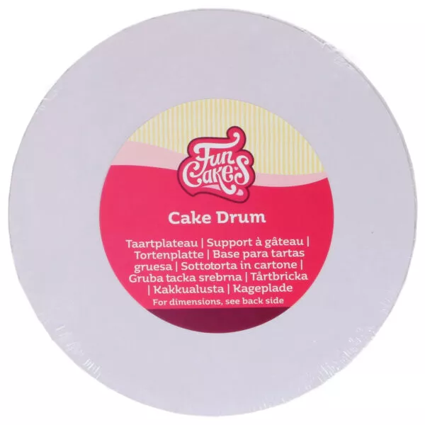 Cake Drum Round White