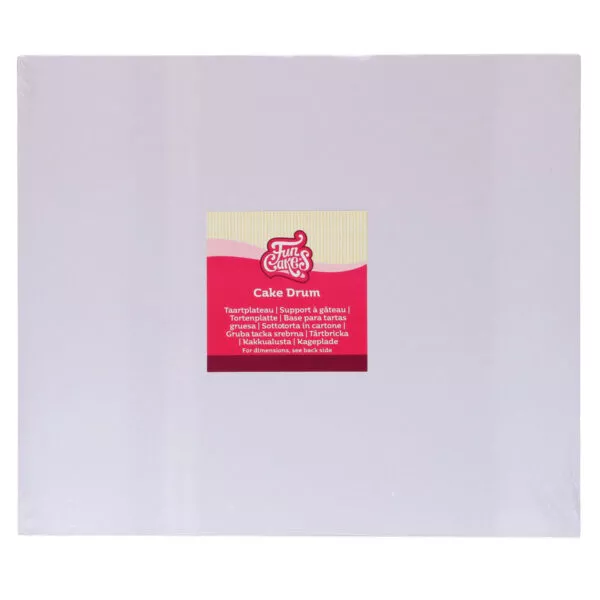 Cake Drum Oblong White
