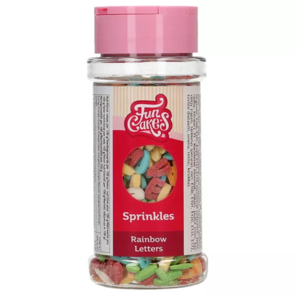 Sprinkle Mix Lettres Arc-en-ciel 50 g