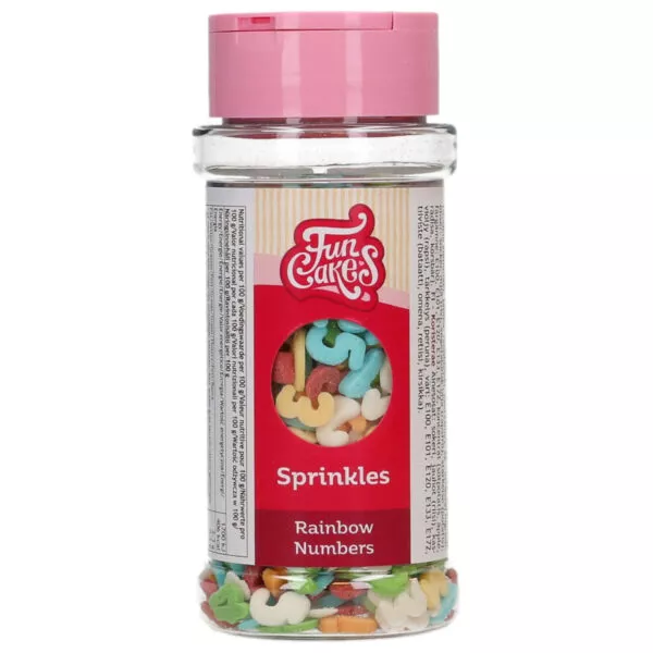 Sprinkle Mix Chiffres Arc-en-ciel 50 g