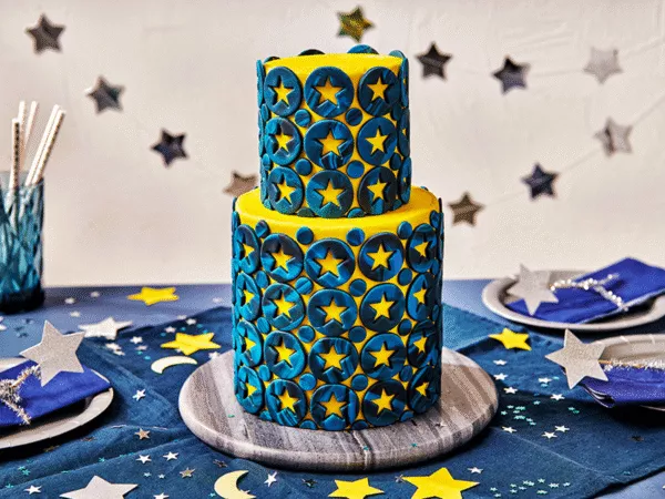 Bella Blue Galaxy taart