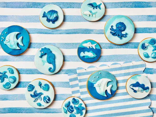 Bella Blue sea cookies