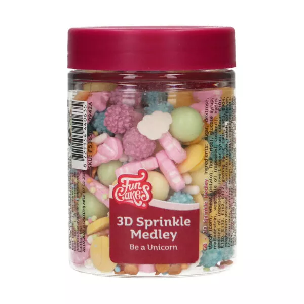 3D Sprinkle Medley Be a Unicorn