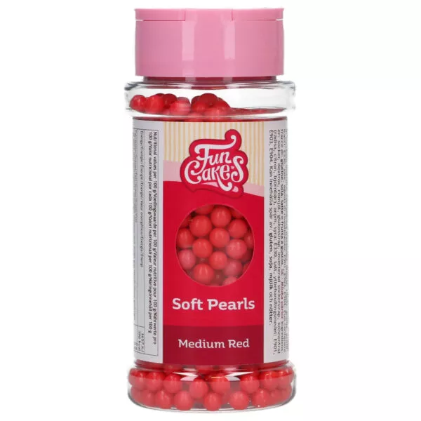 Perlas Blandas Rojo Medio