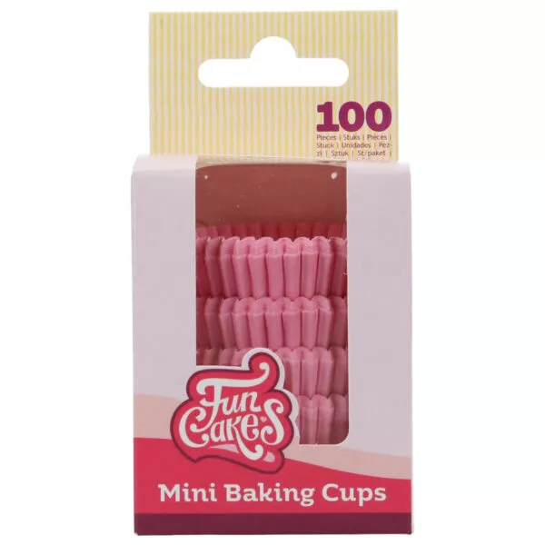 Mini Baking Cups Light Pink