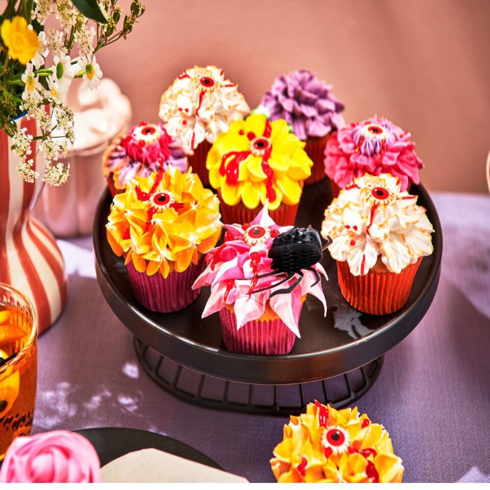 Flower cupcakes Summerween