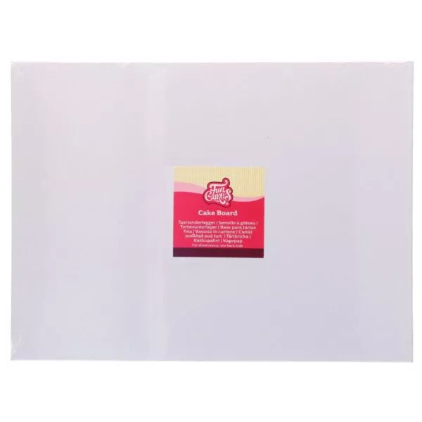 Cake Board Oblong White