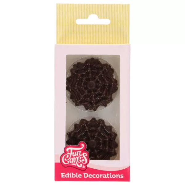 Decoraciones de Chocolate Telarañas