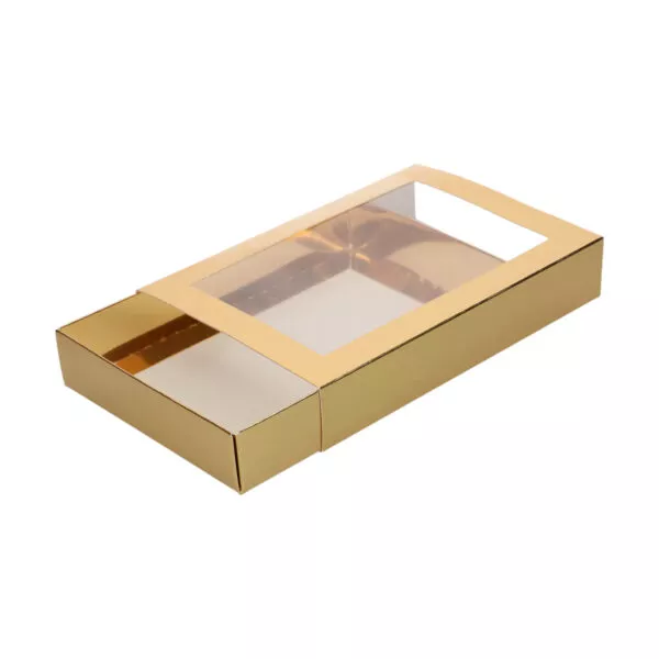 Treat & Letter Box Gold/White